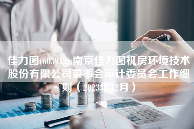 佳力图(603912):南京佳力图机房环境技术股份有限公司董事会审计委员会工作细则（2023年12月）