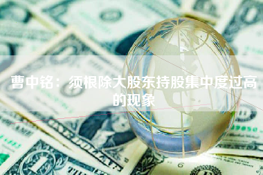曹中铭：须根除大股东持股集中度过高的现象